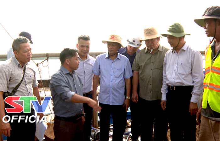  Lãnh đạo tỉnh Sóc Trăng khảo sát các mỏ Cát phục vụ Dự án cao tốc Châu Đốc - Cần Thơ - Sóc Trăng
